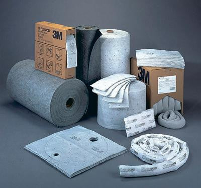 3M 38" X 150' Roll Gray High Capacity Maintenance Sorbent Roll