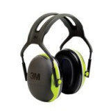 3M Peltor Black And Chartreuse Model X4A/37273 Over-The-Head Hearing Conservation Earmuffs