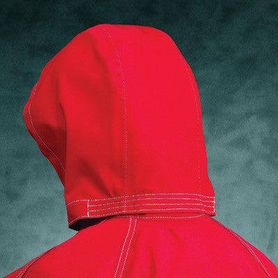 Ansell One Size Sawyer-Tower CPC Red Polyester Trilaminate 3-Piece Chemical Resistant Hood With Gore Fabric