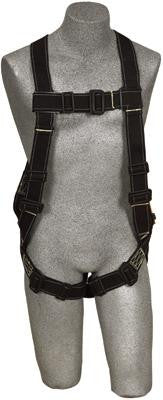 DBI/SALA Universal Delta II Vest Style Nomex/Kevlar High Temp Harness With Back D-Ring, Pass Thru Buckle Leg Straps, Loops For Belt & Non-Conductive PVC Coated Hardware