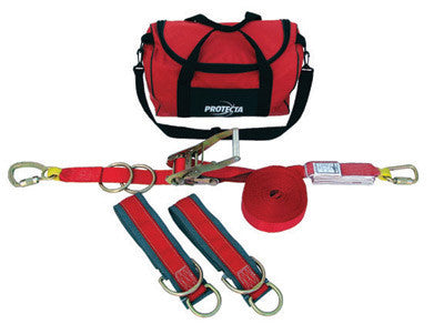 DBI/SALA 60' PRO-Line Temporary Horizontal Lifeline System With Two 6' Tie-Off Adaptors And Carry Bag
