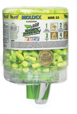 Moldex PlugStation Earplug Dispenser With 250 Pair Single Use Goin' Green Foam Earplugs