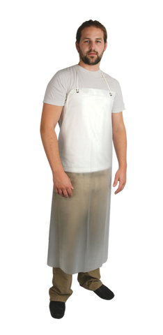 P-Series Apron - 12 Mil PVC Clear Apron