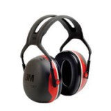 3M Peltor Red And Black Model X3A/37272 Over-The-Head Hearing Conservation Earmuffs