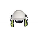 3M Peltor Black And Chartreuse Model X4P3E/37278 Cap Mount Hearing Conservation Earmuffs
