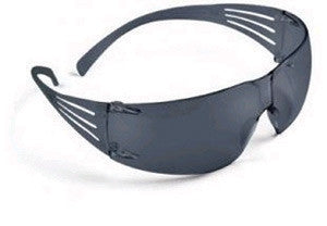 3MSecureFit Self-Adjusting Safety Glasses With 3M Pressure Diffusion Gray Frame And Gray Polycarbonate Anti-Fog Lens