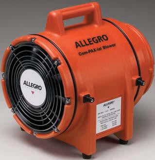 Allegro Industries 8" Plastic COM-PAX-IAL Blower Without Canister