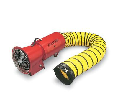 Allegro Industries AC 1/3 Horse Power Axial Blower With Canister And 15' Duct