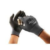 Ansell Size 9 HyFlex Light Weight FORTIX Foam Nitrile Palm Coated Work Glove  With Gray Nylon Spandex Liner And Knitwrist