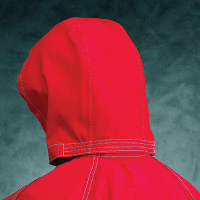 Ansell One Size Sawyer-Tower CPC Red Polyester Trilaminate 3-Piece Chemical Resistant Hood With Gore Fabric