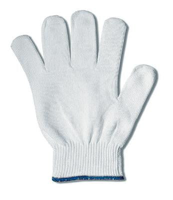 Ansell Size 7 White  KleenKnit Light Weight Nylon Low-Linting Inspection Gloves