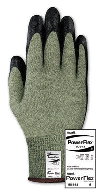 Ansell Size 11 PowerFlex Medium Duty Special Purpose Foam Palm Coated Work Glove With DuPont Kevlar Liner And Knit Wrist