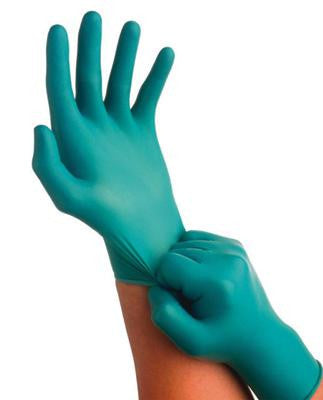 Ansell Touch N Tuff - 9 1/2 in - Nitrile - Powder-Free Disposable Glove - Size 8 1/2-9