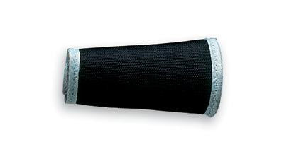 Ansell 8" Black Cane Mesh Sleeve With Velcro Closures