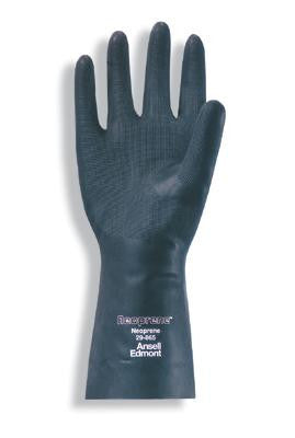 Ansell Size 11 Neoprene Unsupported Glove With Embossed Grip And Flock Lined
