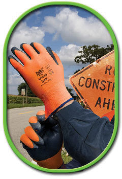 Nitrile Coated Work Gloves (Medium, Size 8)