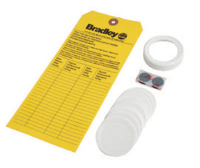 Bradley Refill Kit With Replacement Cap, Foam Liners And Inspection Tag For On-Site Emergency Eyewash Station