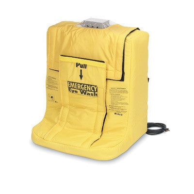 Bradley On-Site Portable Gravity-Fed  Eye Wash With Wall-Mounting Bracket And Heater Jacket