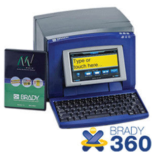 Brady BBP31 Sign And Label Maker With Brady 360 Basic Plan And MarkWare Standard Software