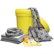Brady 30 Gallon Oil Only Lab Pack Absorbent Spill Kit (Contains Pads, Socs, Pillows, Gloves, Bags, Goggles And Handbook)