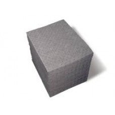 Brady SPC UXT Universal Dark Gray "Xtra Tough" Heavy Sorbent Pad Dimpled & Perforated - 15" X 19" (100 Per Bale)