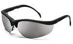 Crews Klondike Safety Glasses With Black Frame And Silver Polycarbonate Duramass Anti-Scratch Mirror Lens