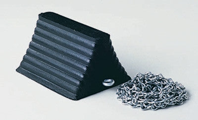 Cortina Safety Products Group Heavy Duty Rubber Wheel Chock With 12' Chain
