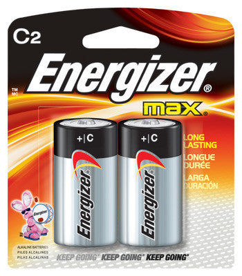 Energizer MAX C Alkaline Battery (2 Per Card)