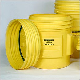 Eagle Haz-Mat 65 Gallon Polyethylene Containment Overpack Drum With Screw Top Lid 31" X 45"