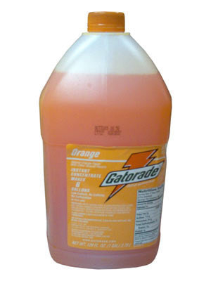 Gatorade 1 Gallon Liquid Concentrate Orange Electrolyte Drink - Yields 6 Gallons (4 Each Per Case)