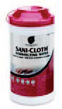 Nice-Pak 7 1/5" X 5 3/8" Sani-Cloth Disinfecting Wipes (200 Per Carton)