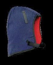 OccuNomix Navy Cotton Twill Fleece Liner With Heavyweight Fleece Lining And Extra Long Nape (12 Per Package)