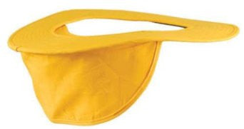 OccuNomix One Size Fits All Yellow Cotton Hard Hat Shade