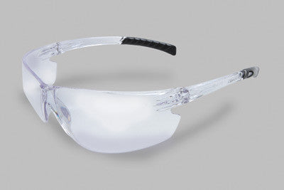 Radnor Classic Plus Series Safety Glasses With Clear Frame And Clear Polycarbonate Hard Coat Lens