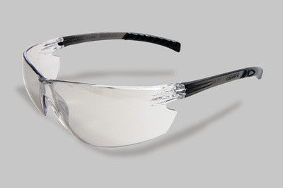 Radnor Classic Plus Series Safety Glasses With Gray Frame And Clear Polycarbonate Hard Coat Indoor/Outdoor Lens