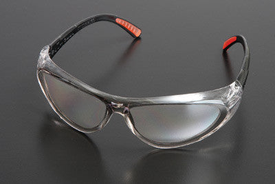 Radnor Action Series Safety Glasses With Clear Frame And Clear Lens