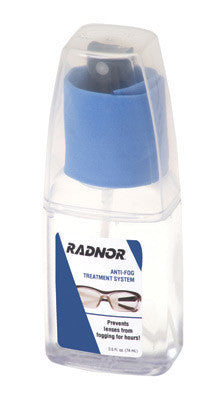 Radnor 2.5 Ounce Pump Bottle Anti-Fog Treatement System With Buffing Cloth