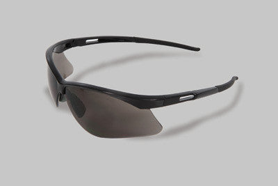Radnor Premier Series Safety Glasses With Black Frame And Gray Polycarbonate Lens