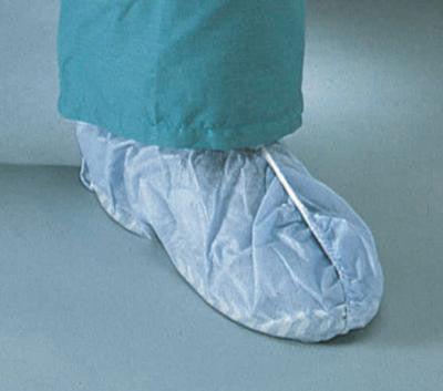 Radnor One Size Fits All Blue Polypropylene Disposable Shoe Cover With Elastic Top