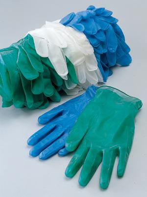 Radnor Medium Green 6.5 mil Vinyl Non-Sterile Lightly Powdered Disposable Gloves (100 Gloves Per Dispenser Box)