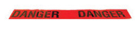 Radnor 3" X 1000' Red 2 Mil Barricade Tape "Danger"