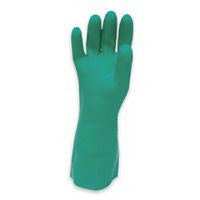 Radnor Size 11 Green Radnor 13" Flock Lined 15 mil Unsupported Nitrile Gloves With Sand Patch Finish