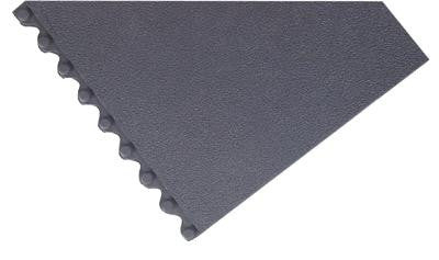 Superior Manufacturing Notrax 3' X 3' Black Cushion-Ease Solid 3/4" Thick Wet/Dry Area Anti-Fatigue Floor Mat