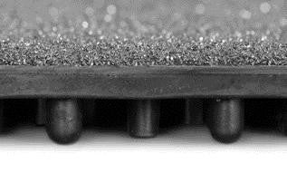 Superior Manufacturing Notrax 3' X 3' Black Nitrile Rubber NIRU CUSHION EASE Wet/Dry Anti-Fatigue Floor Mat