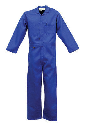 Stanco Safety Products Royal Blue Medium Flame Resistant Cotton Coveralls