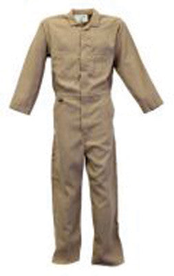Stanco Safety Products Tan 3X Flame Retardant 4.5 oz Nomex Coveralls