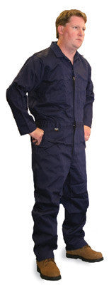 Stanco Safety Products Navy Blue 2X Flame Retardant Cotton Coveralls