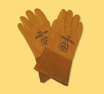 Tillman  Medium Gold Deerskin Welding Glove With 4" Cuff