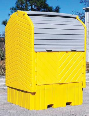 UltraTech Ultra- IBC HardTop 360 Gallon Capacity Without Drain,