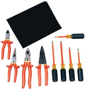 W H Salisbury 9 Piece Set Basic Electrician Insulated Tool Kit